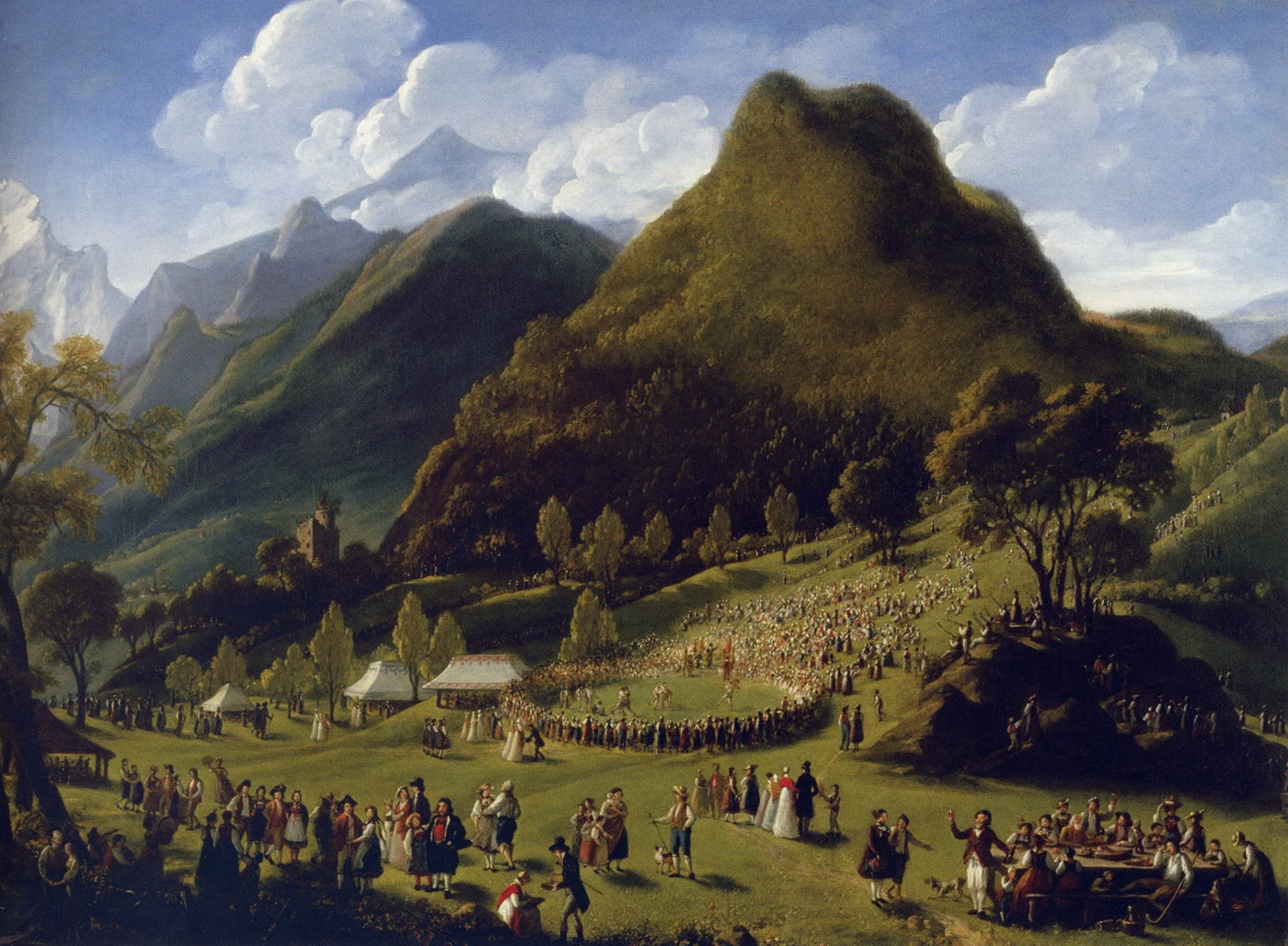 Paesaggio-Festival Unspunnen - 1808-09-Kunstmuseum, Bern